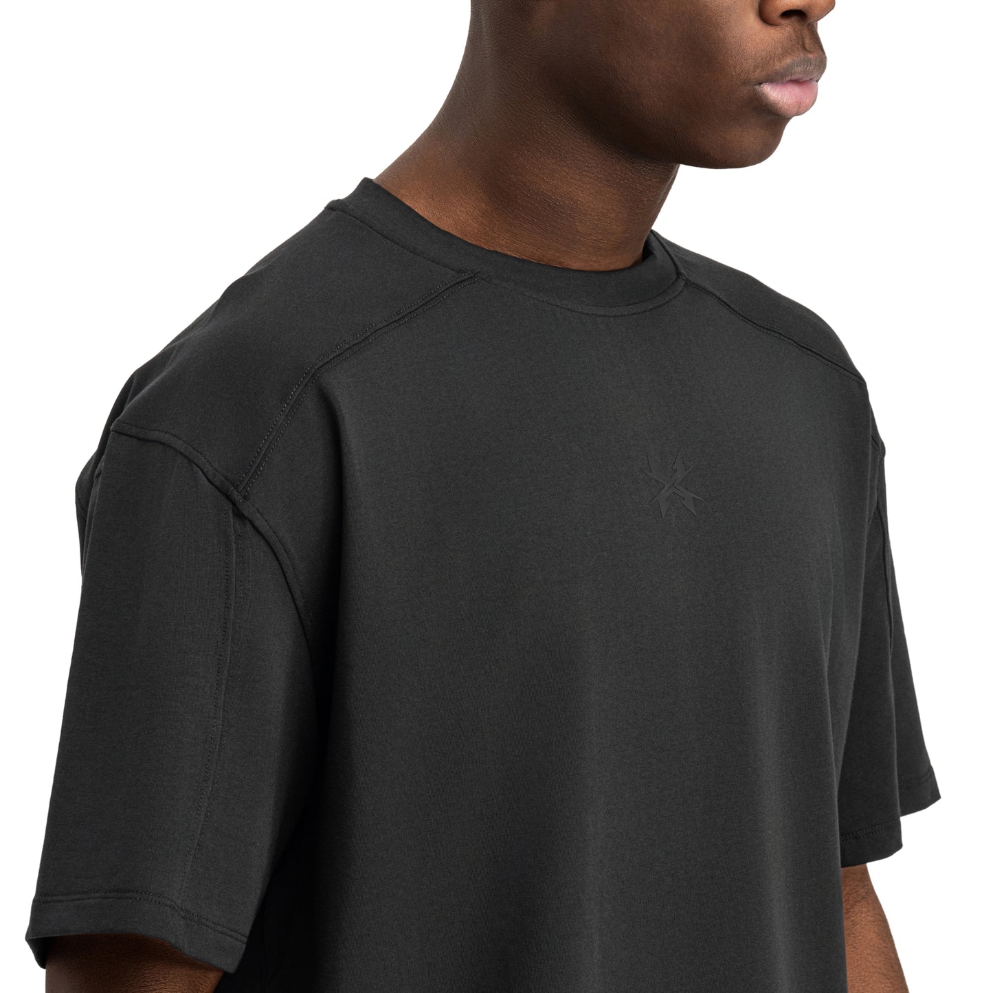 IDENTITY OVERSIZE TEE - PROCESS BLACK C