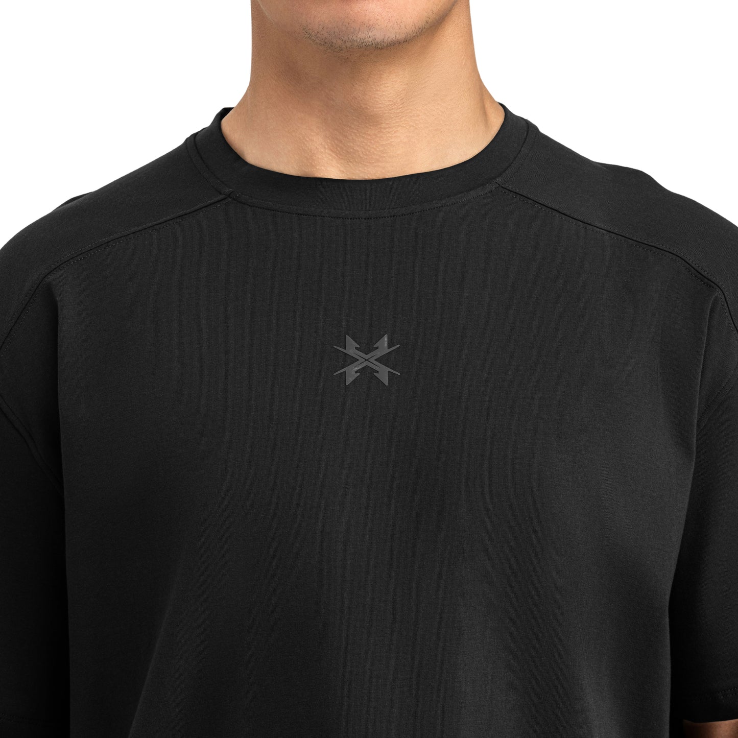 IDENTITY OVERSIZE TEE - PROCESS BLACK C
