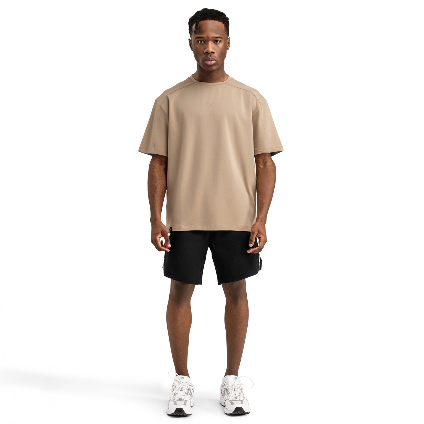 IDENTITY OVERSIZE TEE - CEMENT
