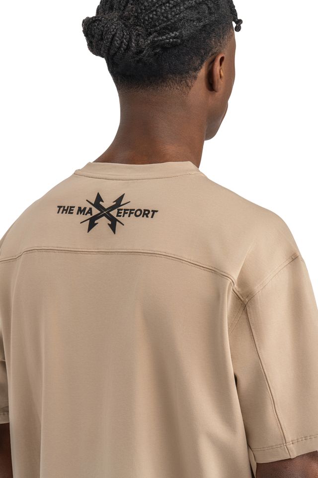 IDENTITY OVERSIZE TEE - CEMENT