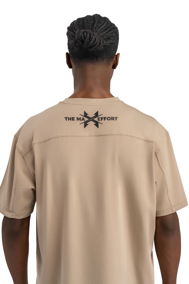 IDENTITY OVERSIZE TEE - CEMENT
