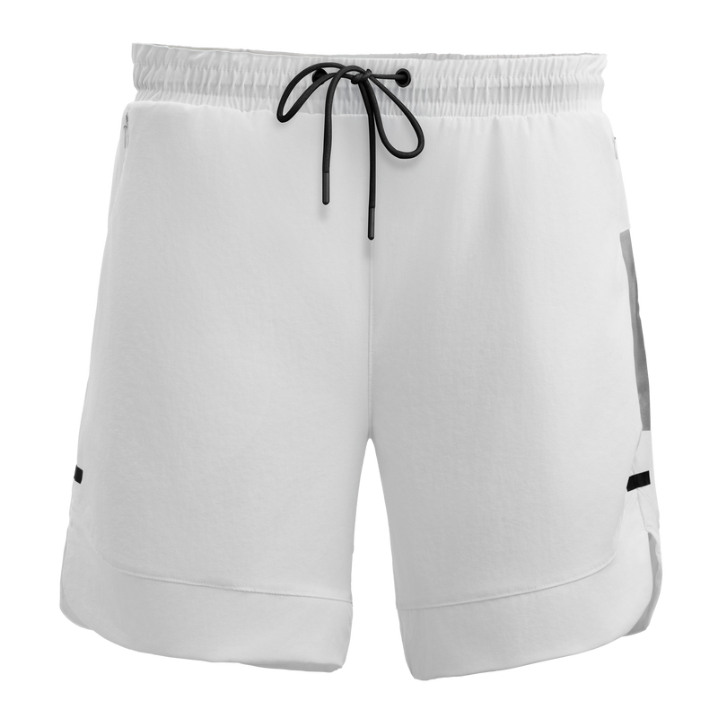 Identity Lined Short - Optic White