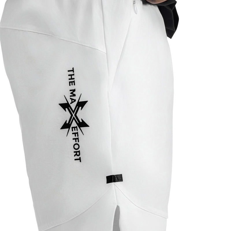 Identity Lined Short - Optic White