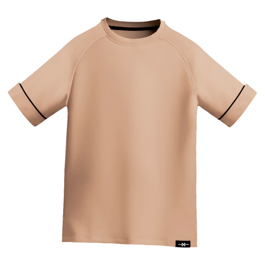 LOUNGEWEAR TEE - WARM TAUPE