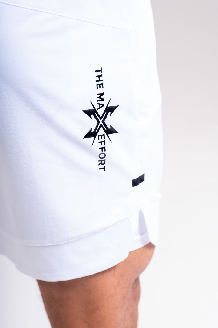 IDENTITY LINED ACTIVE SHORT - OPTIC WHITE