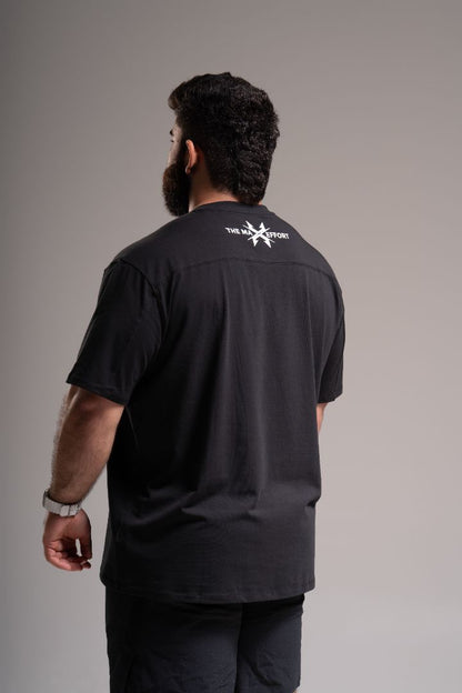 IDENTITY OVERSIZE TEE - PROCESS BLACK C